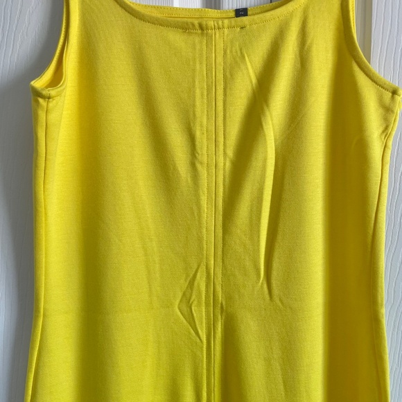 NWT Suzy Shier yellow sleeveless shift summer dress Size XS - Picture 3 of 6